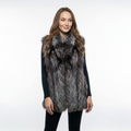 Zermatt Silver Fox Fur Vest