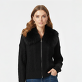 Josephine Cable Knit Fox Sweater