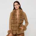 Lana Fox Beige Fur Sweater