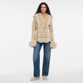 La Lana Ivory Montaigne Fur Sweater&nbsp;
