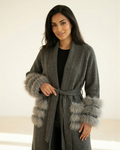 Verona Slate Fox Sweater